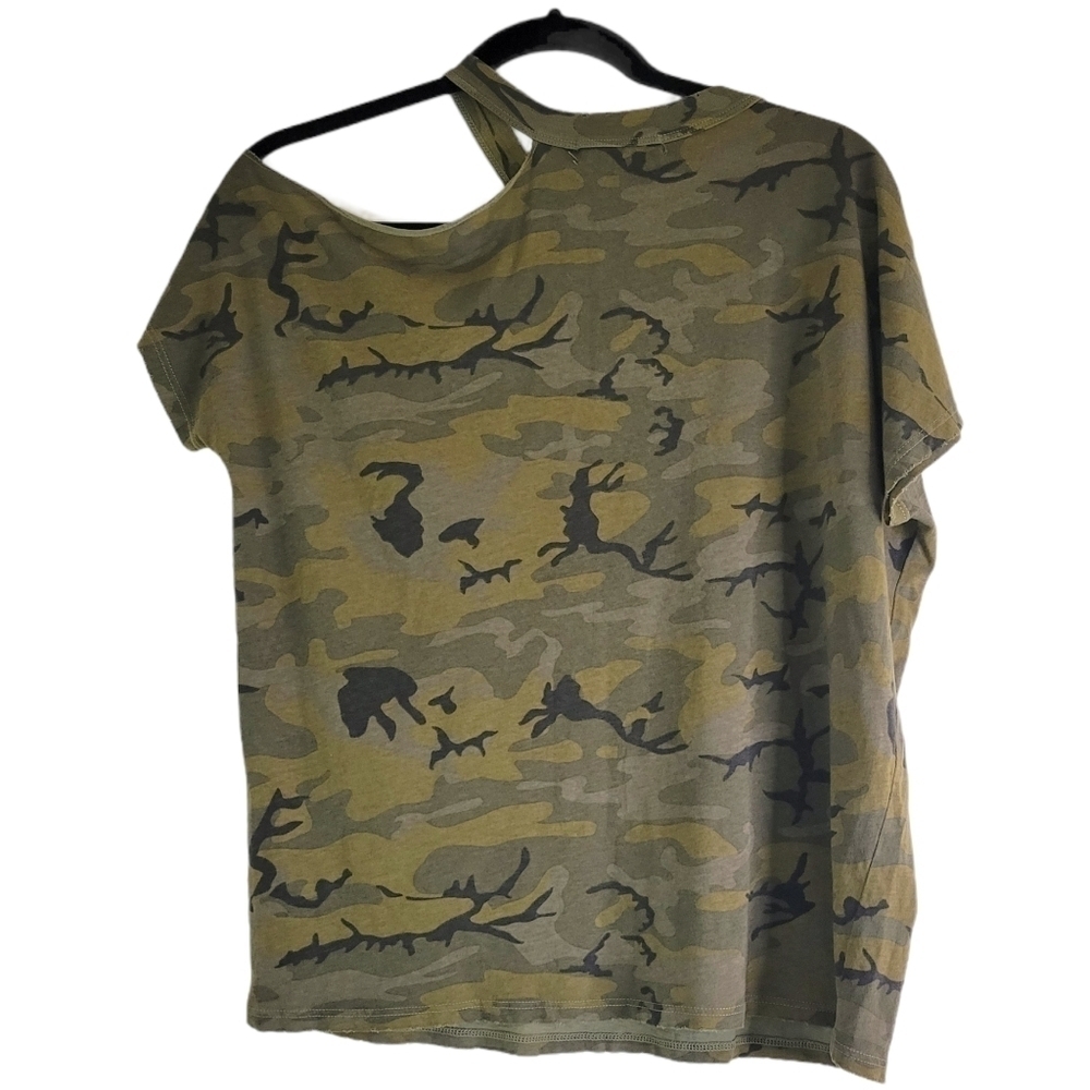 n:PHILANTHROPY Flamingo Cutout Camouflage Top - Picture 12 of 15